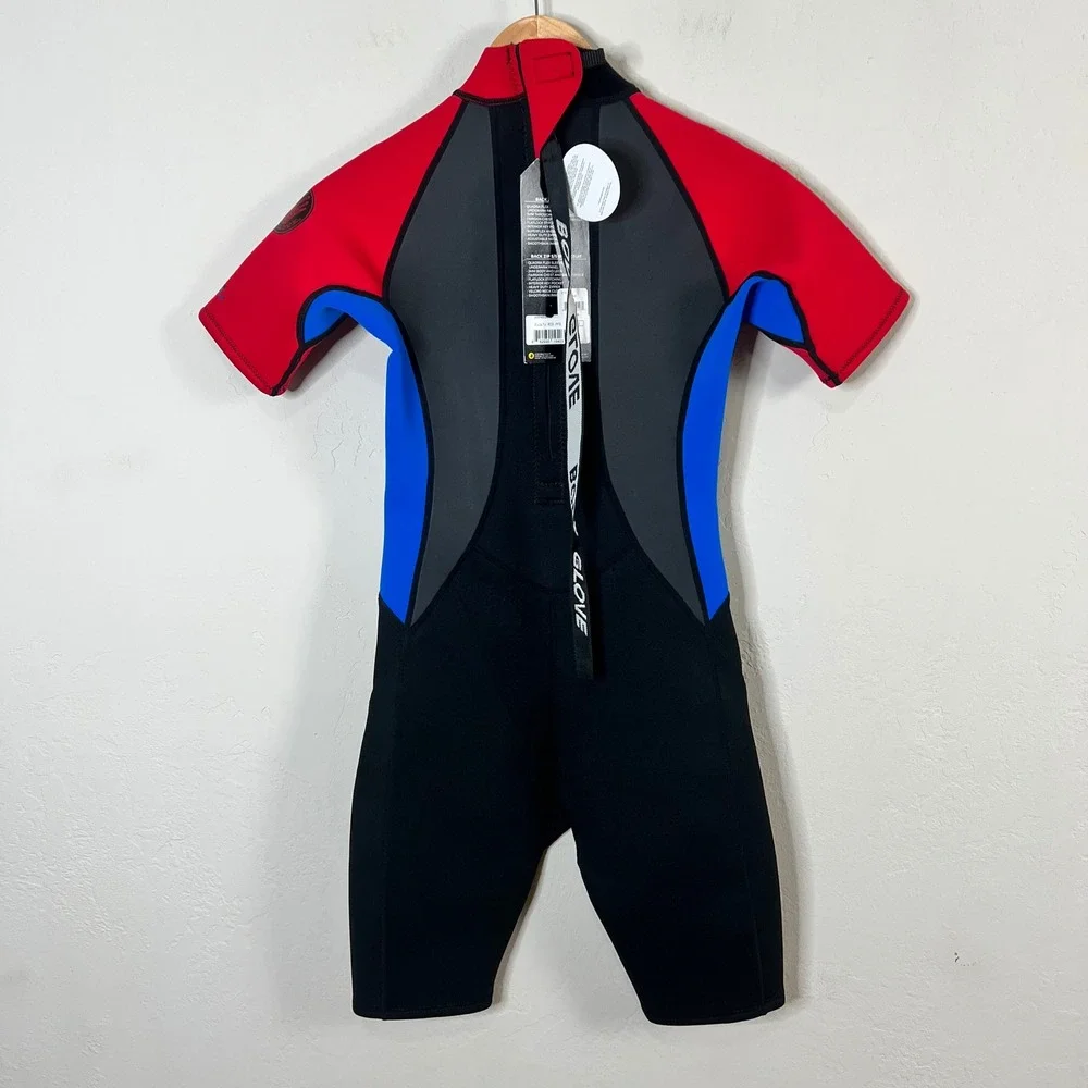 Body Glove Wetsuit‎ Youth Pro 3  Back Zip Full Springsuit Red Size 12 NEW